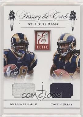 2015 Panini Donruss - Passing the Torch Memorabilia #PTM-STL - Marshall Faulk, Todd Gurley