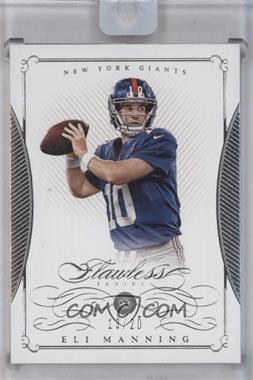 2015 Panini Flawless - [Base] #57 - Eli Manning /20 [Uncirculated]