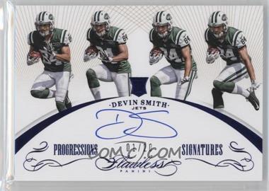 2015 Panini Flawless - Flawless Progressions Signatures - Blue #FPS-DS - Devin Smith /20