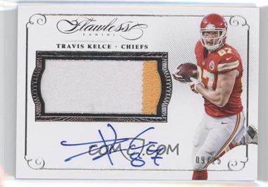 2015 Panini Flawless - Patches Autographs #PA-TK - Travis Kelce /25