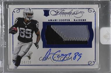 2015 Panini Flawless - Rookie Patches Autographs - Blue #RPA-AC - Amari Cooper /20 [Uncirculated]