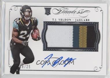 2015 Panini Flawless - Rookie Patches Autographs #RPA-TJ - T.J. Yeldon /25