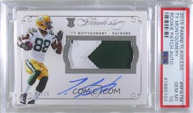 2015 Panini Flawless - Rookie Patches Autographs #RPA-TM - Ty Montgomery /25 [PSA 10 GEM MT]