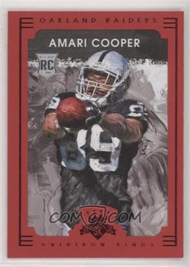 2015 Panini Gridiron Kings - [Base] - Red Frame #138 - Rookies - Amari Cooper