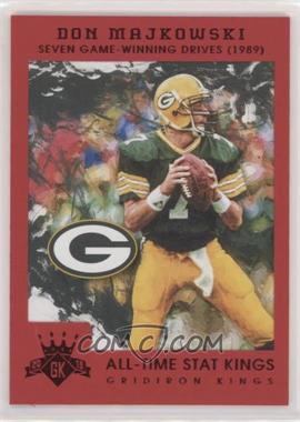 2015 Panini Gridiron Kings - [Base] - Red Frame #192 - All Time Stat Kings - Don Majkowski