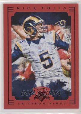 2015 Panini Gridiron Kings - [Base] - Red Frame #42 - Nick Foles