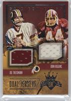 Joe Theismann, John Riggins #/99