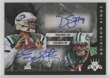 2015 Panini Gridiron Kings - Dual Signatures #DS-GSDS - Geno Smith, Devin Smith /15