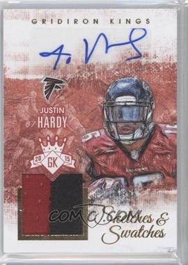 2015 Panini Gridiron Kings - Sketches and Swatches - Prime #SK-JH - Justin Hardy /49