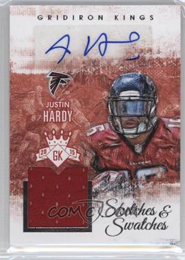 2015 Panini Gridiron Kings - Sketches and Swatches #SK-JH - Justin Hardy /249