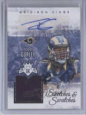 2015 Panini Gridiron Kings - Sketches and Swatches #SK-TG - Todd Gurley /149