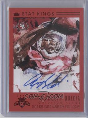 2015 Panini Gridiron Kings - Stat Kings Signatures - Red Frame #SKS-AQ - Anquan Boldin /10