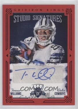 2015 Panini Gridiron Kings - Studio Signatures - Red Frame #SS-TW - Terrance Williams /10