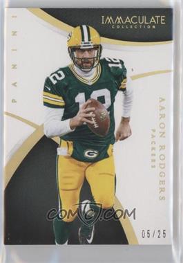 2015 Panini Immaculate Collection - [Base] - Gold #20 - Aaron Rodgers /25