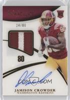 Rookie Patch Autographs - Jamison Crowder #/80