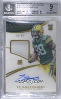 Rookie Patch Autographs - Ty Montgomery [BGS 9 MINT] #/88