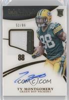Rookie Patch Autographs - Ty Montgomery #/88