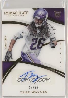 2015 Panini Immaculate Collection - [Base] #108 - Rookie Autographs - Trae Waynes /99