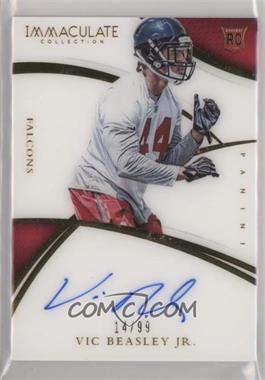 2015 Panini Immaculate Collection - [Base] #109 - Rookie Autographs - Vic Beasley Jr. /99 [EX to NM]