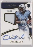 Rookie Patch Autographs - David Cobb #/99