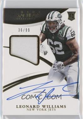 2015 Panini Immaculate Collection - [Base] #162 - Rookie Patch Autographs - Leonard Williams /99