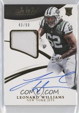 2015 Panini Immaculate Collection - [Base] #162 - Rookie Patch Autographs - Leonard Williams /99
