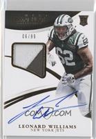 Rookie Patch Autographs - Leonard Williams #/99