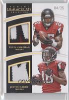 Tevin Coleman, Justin Hardy #/25