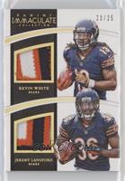 Kevin White, Jeremy Langford #/25