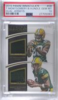 Ty Montgomery, Brett Hundley [PSA 10 GEM MT] #/99