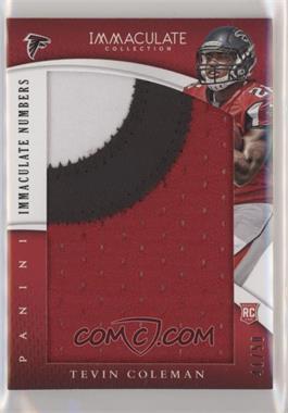 2015 Panini Immaculate Collection - Immaculate Jumbos - Numbers #IJ-TC - Tevin Coleman /50