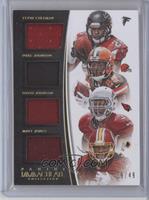 Tevin Coleman, Duke Johnson, David Johnson, Matt Jones #/49