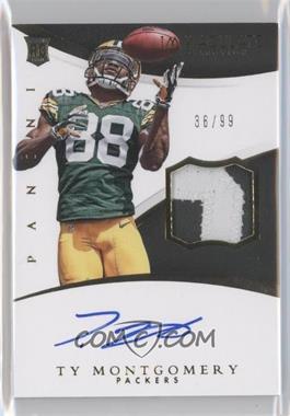 2015 Panini Immaculate Collection - Immaculate Rookie Signature Patches #SPR-TM - Ty Montgomery /99