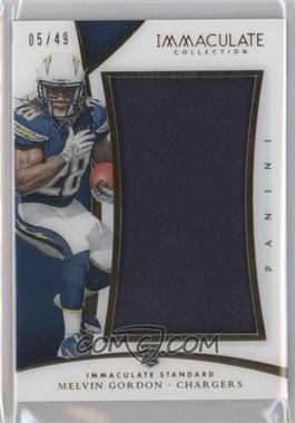 2015 Panini Immaculate Collection - Immaculate Standard #IST-MG - Melvin Gordon /49