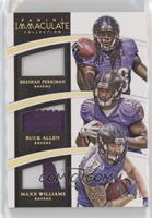 Breshad Perriman, Buck Allen, Maxx Williams #/25