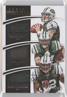 2015 Panini Immaculate Collection - Immaculate Trios Jerseys #ITJ-NYJ - Bryce Petty, Devin Smith, Leonard Williams /49