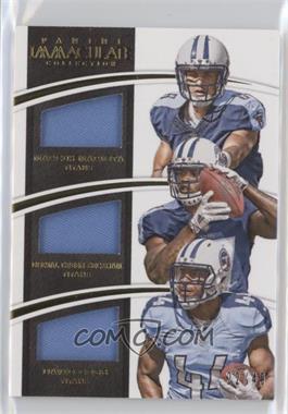 2015 Panini Immaculate Collection - Immaculate Trios Jerseys #ITJ-TEN - David Cobb, Dorial Green-Beckham, Marcus Mariota /49