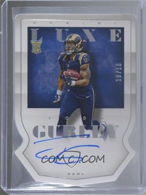 2015 Panini Luxe - Die-Cut Rookie Autographs - Silver #DCA-TG - Todd Gurley II /10