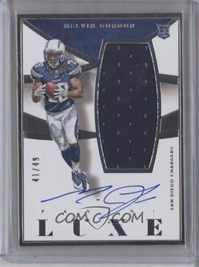 2015 Panini Luxe - Rookie Memorabilia Autographs - Silver #RMA-MG - Melvin Gordon /49