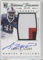 RPS Rookie Patch Autograph - Karlos Williams #/40