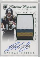 RPS Rookie Patch Autograph - Rashad Greene #/13