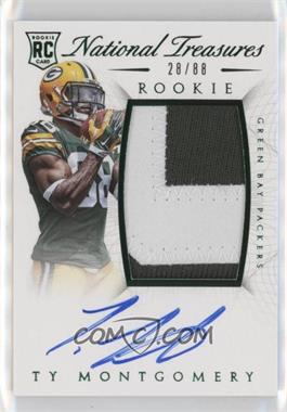 2015 Panini National Treasures - [Base] - Emerald #124 - RPS Rookie Patch Autograph - Ty Montgomery /88