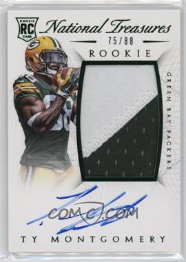 2015 Panini National Treasures - [Base] - Emerald #124 - RPS Rookie Patch Autograph - Ty Montgomery /88