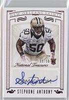 Rookie Signatures - Stephone Anthony #/50