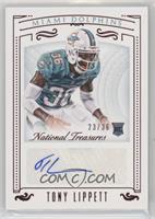 Rookie Signatures - Tony Lippett [Noted] #/36