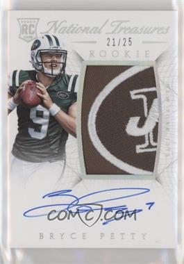 2015 Panini National Treasures - [Base] - Silver #119 - RPS Rookie Patch Autograph - Bryce Petty /25