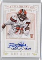 Rookie Signatures - Danny Shelton #/25