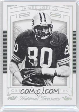 2015 Panini National Treasures - [Base] - Silver #50 - James Lofton /25