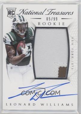 2015 Panini National Treasures - [Base] #121 - RPS Rookie Patch Autograph - Leonard Williams /99