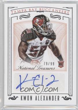 2015 Panini National Treasures - [Base] #144 - Rookie Signatures - Kwon Alexander /99